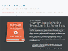 Tablet Screenshot of andy-crouch.com